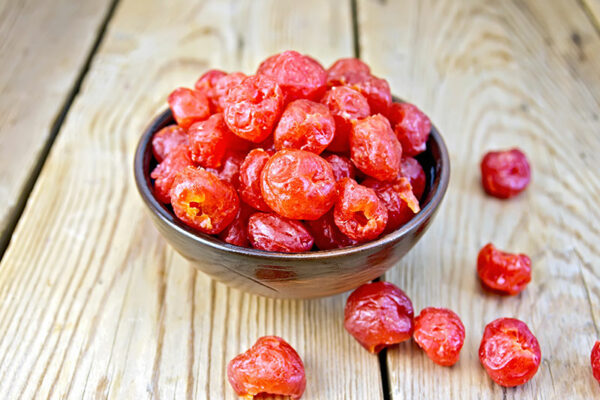 Ciliegie rosse candite